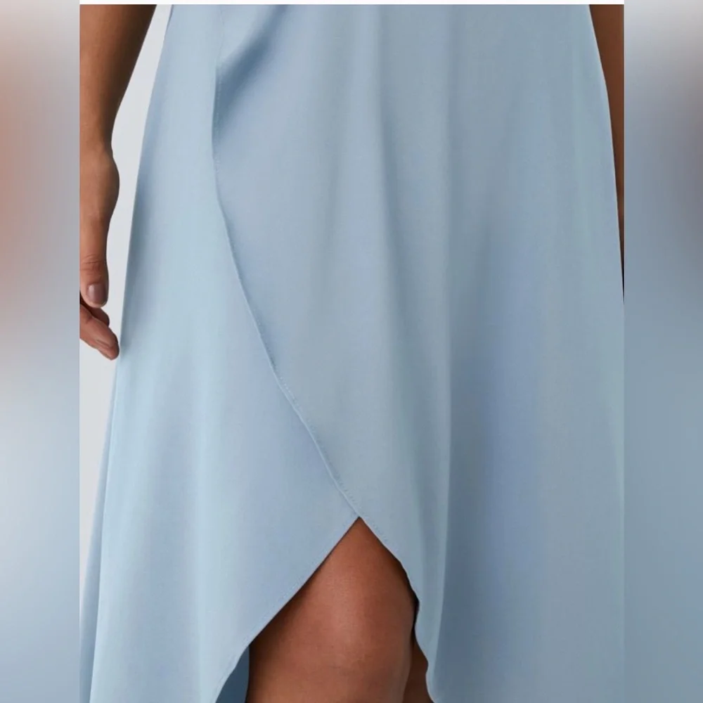 NWT Halara Breezeful High Waisted High Low Ruffle 2-in-1 Flowy Maxi Skirt. X-Lrg